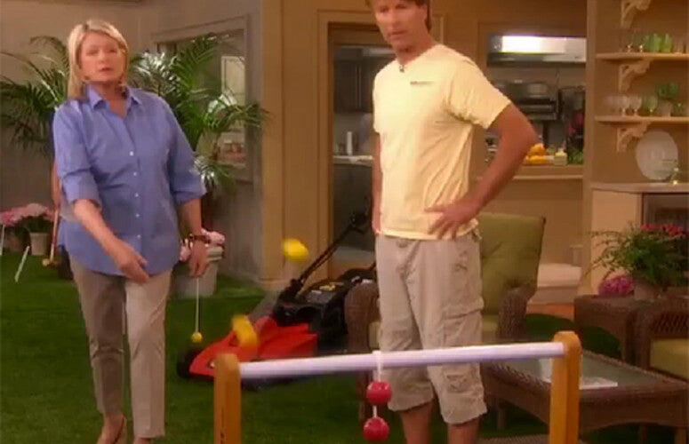 Brent Doud, Inventor of Ladder Golf, playing the game. Brent Doud, Inventor of Ladder Golf, playing the game.